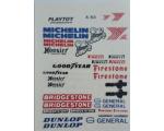 Autorama Decalque 1/64 Diversos A53 Dunlop